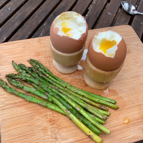 Dippy Egg & Asparagus - Flamin' Fitness