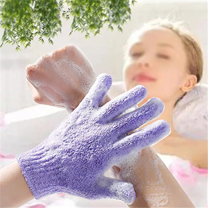Reversible Exfoliating Shower Gloves