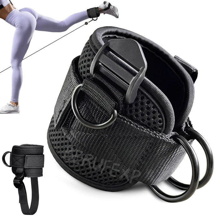 Adjustable Ankle Cuffs for Cable Machine Fitness Training
