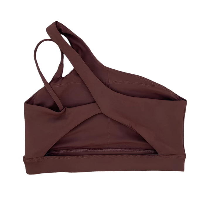 Asymmetrical Shoulder Sports Bra for Yoga and Running