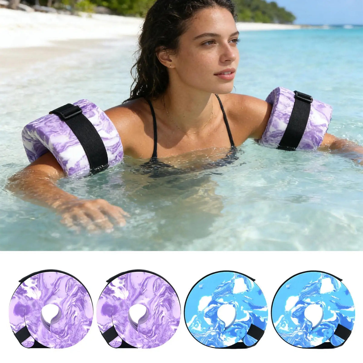 Swimming Arm Floats Adjustable Buoyancy Support — Flamin' Fitness