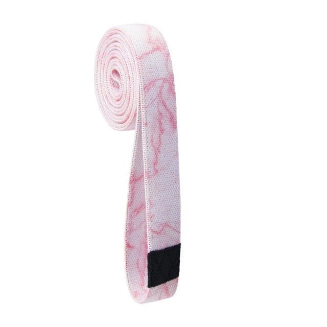 15-25lbs Long Resistance Band - Pink Marble - Flamin' Fitness