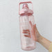 2L Motivational Clear Water Bottle - Flamin' Fitness