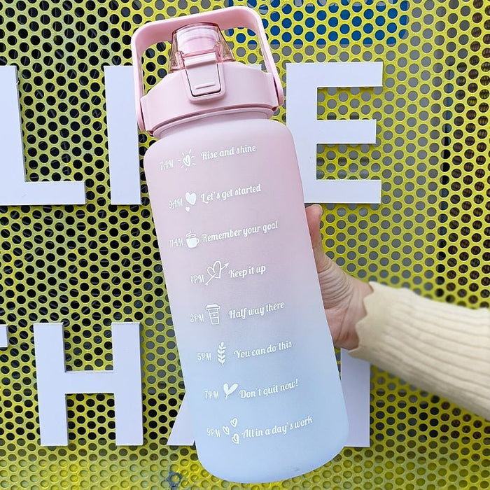 2L Motivational Two-Tone Water Bottle - Flamin' Fitness