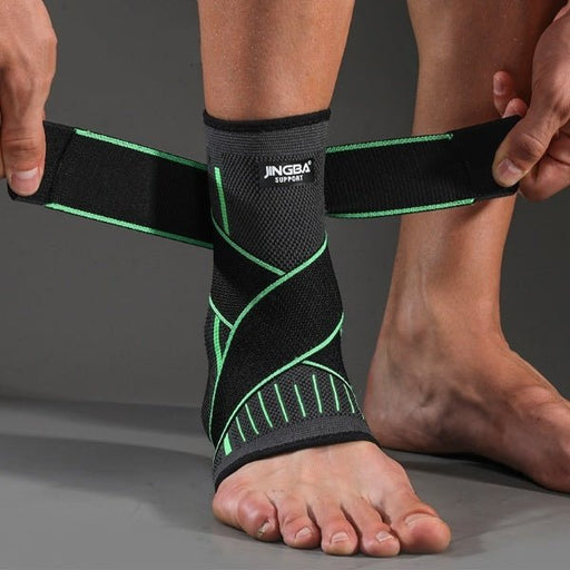 Ankle Support Sleeve With Bandage - Flamin' Fitness