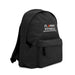 Anthracite Embroidered Backpack - Flamin' Fitness