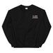 Black Embroidered Logo Sweatshirt - Flamin' Fitness