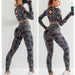 CamoFit Long-Sleeve Exercise Top - Flamin' Fitness