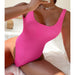 Crochet Style One-Piece Swimsuit - Flamin' Fitness