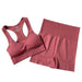 Essentials Seamless Sports Bra & Shorts Gym Set - Flamin' Fitness