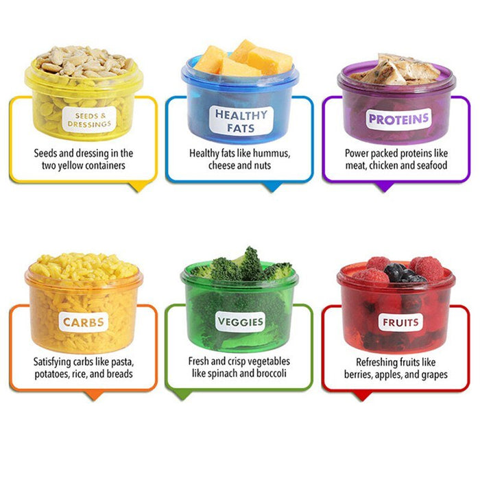 FitPortion Container Set - Flamin' Fitness