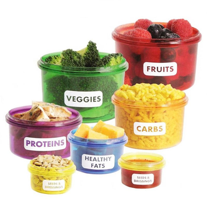 FitPortion Container Set - Flamin' Fitness