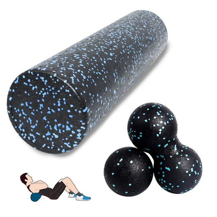 Foam Roller & Massage Balls Complete Set - Flamin' Fitness