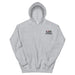 Grey Embroidered Logo Hoodie - Flamin' Fitness