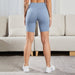 High-Waisted Mid-Length Cycling Shorts - Flamin' Fitness