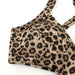 Leopard Print Rib Cage Cut Out Crossover One-Piece Swimsuit - Flamin' Fitness
