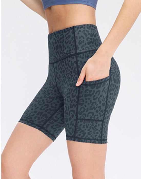 LeopardFlex Gym Shorts - Flamin' Fitness