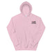 Light Pink Embroidered Logo Hoodie - Flamin' Fitness