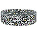 Light White Leopard Print Booty Band - Flamin' Fitness