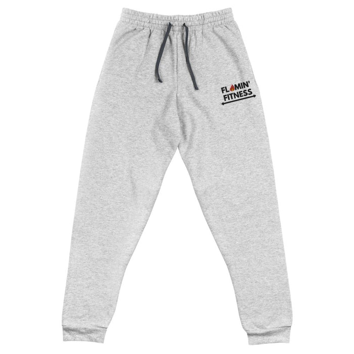 Men's Athletic Heather Embroidered Logo Joggers - Flamin' Fitness
