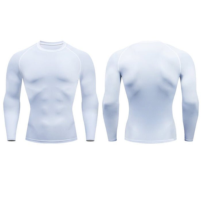 Men's Essentials Long-Sleeve Compression T-Shirt - Flamin' Fitness