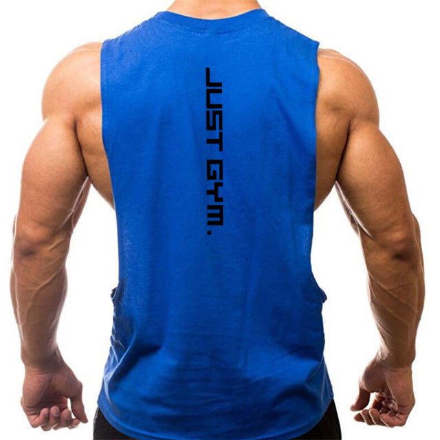Men's "JUST GYM" Tank Top - Flamin' Fitness
