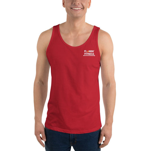 Men's Red Tank Top - Flamin' Fitness