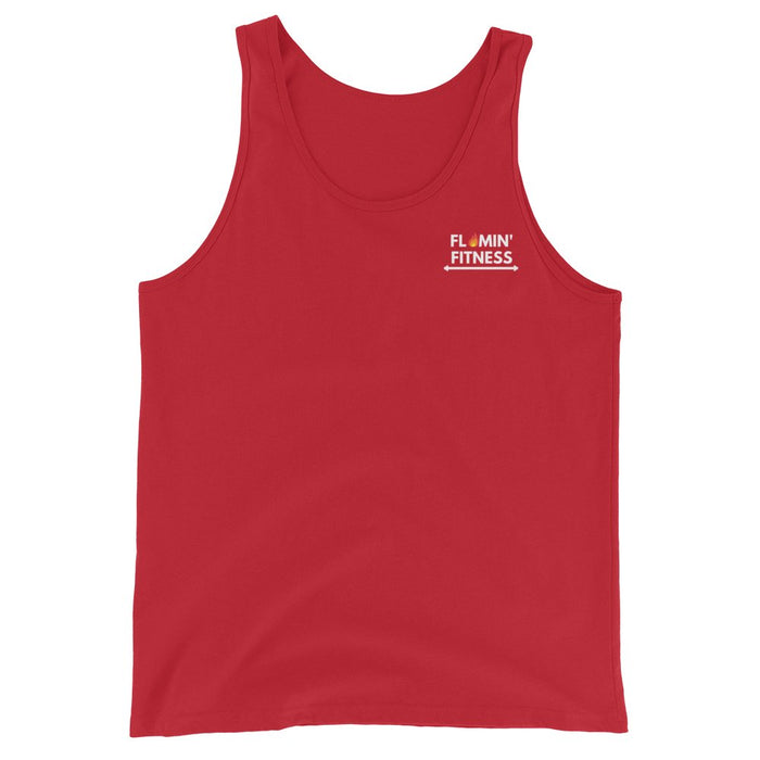 Men's Red Tank Top - Flamin' Fitness