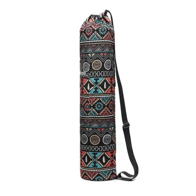 Multi-Coloured Aztec Yoga Mat Bag - Flamin' Fitness