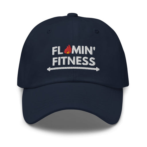 Navy Baseball Cap - Flamin' Fitness