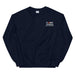 Navy Embroidered Logo Sweatshirt - Flamin' Fitness