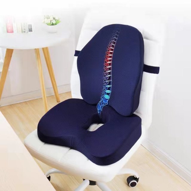 Orthopaedic Memory Foam Seat Cushion Support Set - Flamin' Fitness