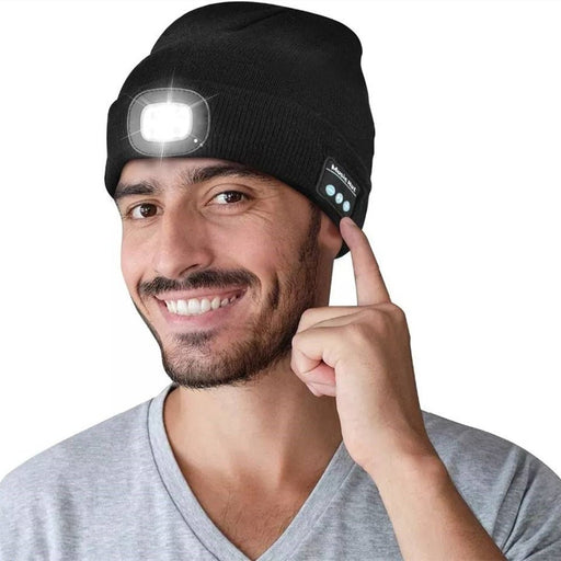 Rechargeable LED & Bluetooth Beanie - Flamin' Fitness