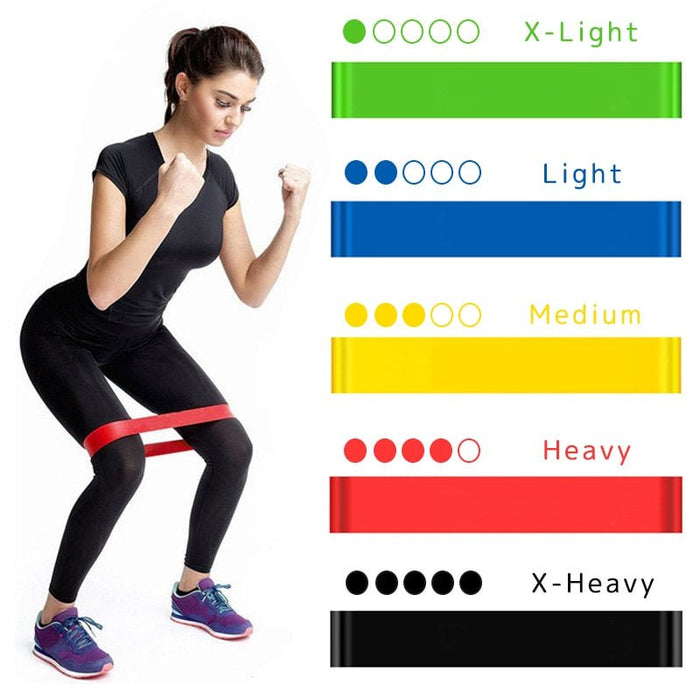 Rubber Resistance Band (0.3 - 1.1mm thick) - Flamin' Fitness