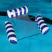 Striped Inflatable Pool Chair - Flamin' Fitness