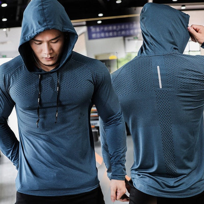 VitalMotion Men's Exercise Hooded Sweatshirt - Flamin' Fitness