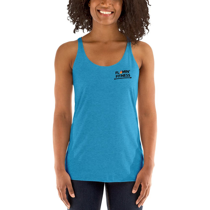 Women's Turquoise Tank Top - Flamin' Fitness