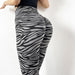 Zebra Print Gym Leggings - Flamin' Fitness